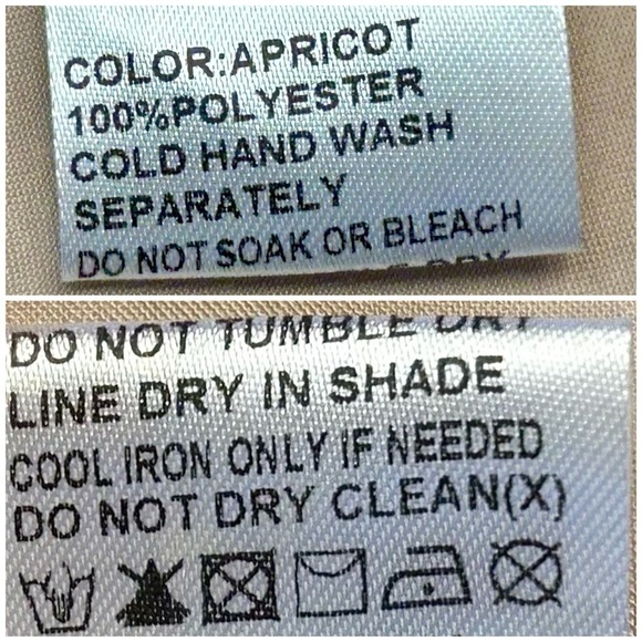 NWT XIX Palms Hawaiian Apricot Flowy Halter Ruffled Dress, Leg Slit & Low Back S - Picture 14 of 16